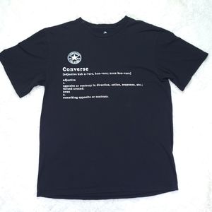 Converse Black Tshirt Size M